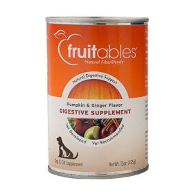 Fruitables Pumpkin & Ginger Flavor, Dog Digestive Supplements (12x15 Oz)