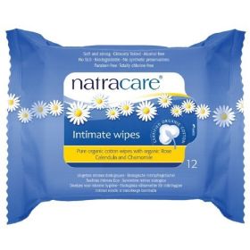 Natracare Intimate Cotton Wipes (12x12 CT)