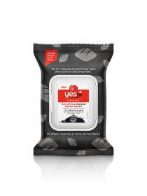 YES TO CHARCOAL WIPES ( 3 X 30 CT   )
