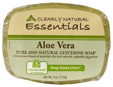 Clearly Naturals Aloe Vera Soap (1x4 Oz)
