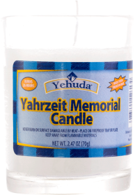 YEHUDA MEMORIAL CANDLE ( 24 X 1 EACH )