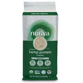 Nutiva Hemp Protein Plus Fiber (1x30 Oz)
