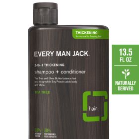Every Man Jack 2-in-1 Thickening Shampoo Tea Tree  (1x13.5 OZ)